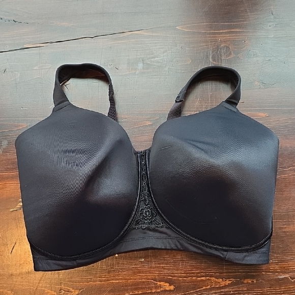 Vanity Fair Black Supportive Full Coverage Bra - Picture 1 of 2